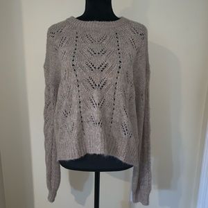 Beige knit sweater